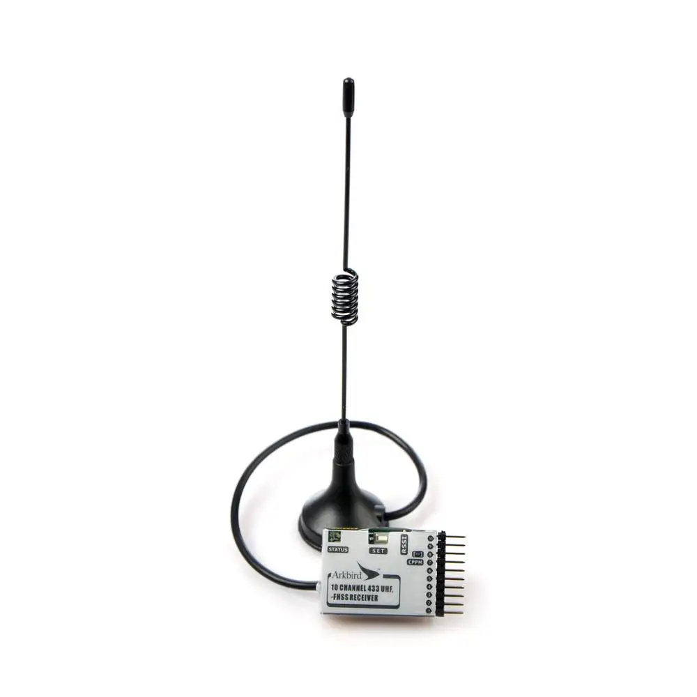 10-канальный приемник Arkbird 433 МГц UHF с режимом PPM/PWM/RSSI | Игрушки и хобби