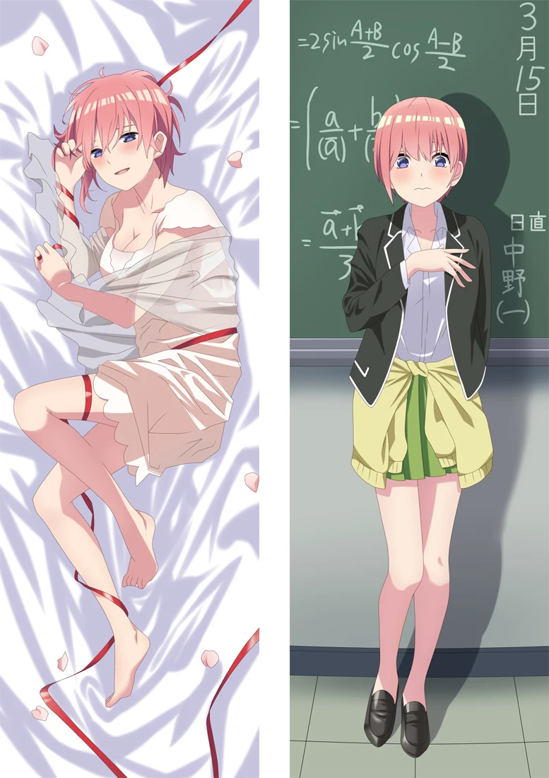 

The Quintessential Quintuplets Nakano Ichika Cosplay Dakimakura Pillow Case Hugging Body