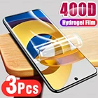 Гидрогелевая мягкая пленка 3 шт. для Xiaomi Poco M4 Pro, Защита экрана для Poco Poko Poxo M4 M 4 Pro 4 M M4Pro, защитная пленка, не стекло