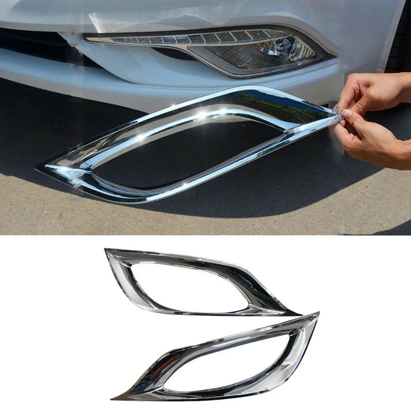 2 шт. для Hyundai Sonata I45 YF 2011-2014 Хром передний бампер противотуманный светильник