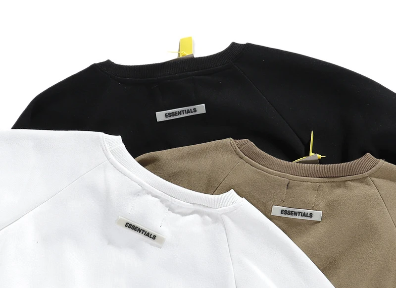 

Men's autumn and winter new round neck Pullover men's and women's cotton hats Plush loose hip hop street shooting trend brand