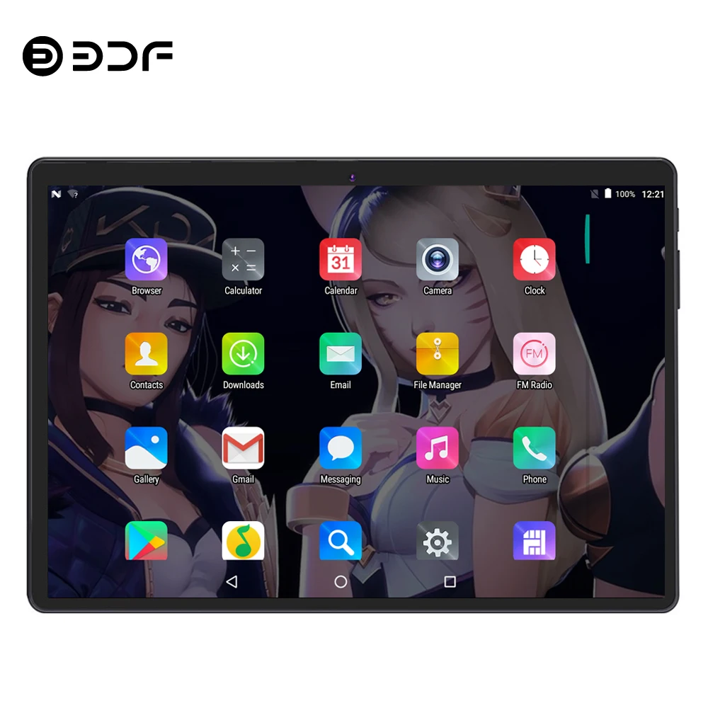 BDF Топ планшет 10 дюймов планшетный ПК Android 7,0 Восьмиядерный 4 ГБ/64 Гб ips 4G Телефонный звонок планшет WiFi планшет на Android c Bluetooth 10,1