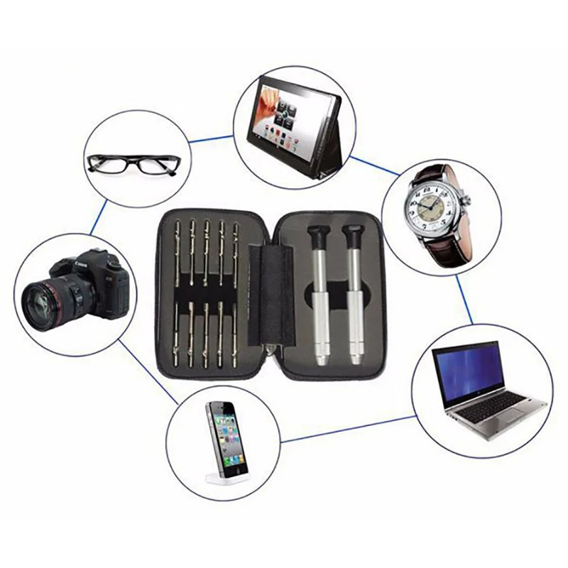 Набор прецизионных отверток для очков 10 шт. многофункциональные ремонтные