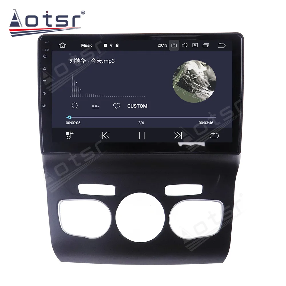 Android 10 0 GPS навигация радио плеер для Citroen C4 2010-2016 видео стерео Headuint Бесплатная gps