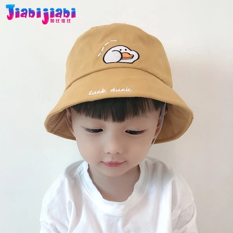 Летняя Панама для детей Весенняя тонкая тканевая Солнцезащитная шляпа мальчиков
