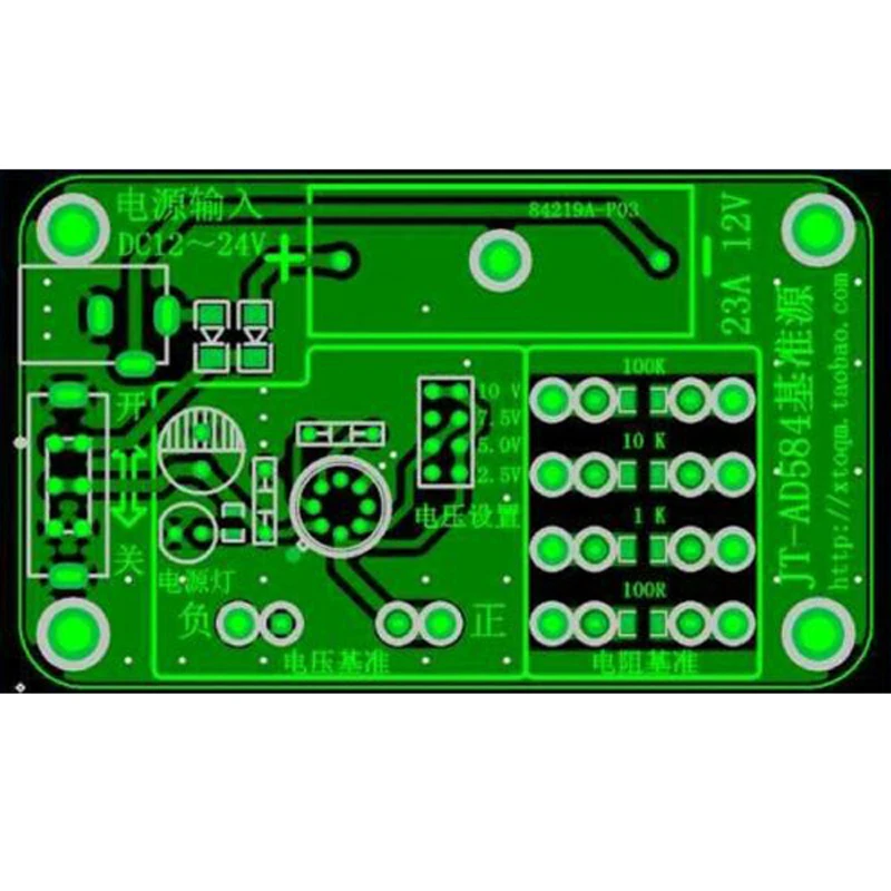 AD584JH 4-Channel 2.5V 7.5V 5V 10V High Precision Voltage Reference Module For Calibration of Multimeters |