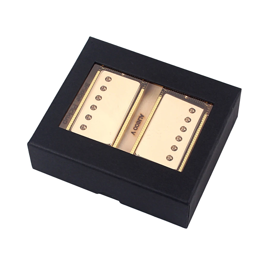 

Набор из 2 Бридж \ u0026 гриф звукоснимателя для электрогитары, золотой