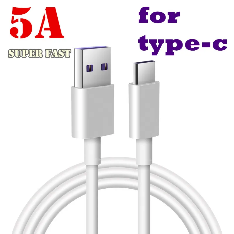 Электрический провод кабель USB 5A Быстрая зарядка type-c кабель для передачи данных qc для Xiaomi huawei samsung Oneplus 7 Pro кабель для мобильного телефона