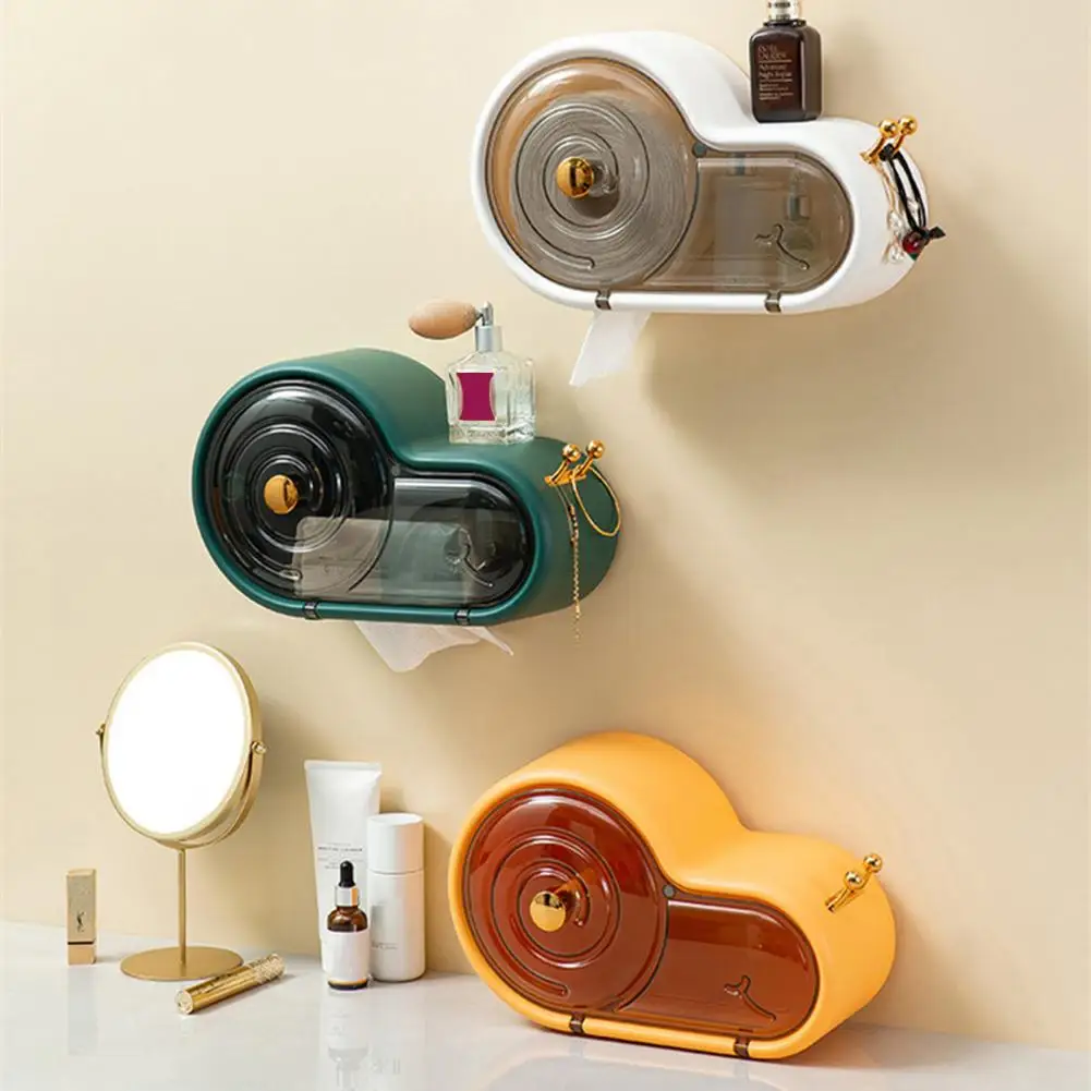 Прочная Коробка для бумажных салфеток клейкий держатель туалетной бумаги с