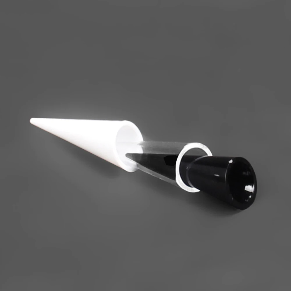 1X черный белый конус для пальцев подставка кольца ювелирных изделий держатель