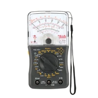 mini handheld analog multimeter acdc voltmeter ammeter resistance continuity capacitance fuse diodes tester