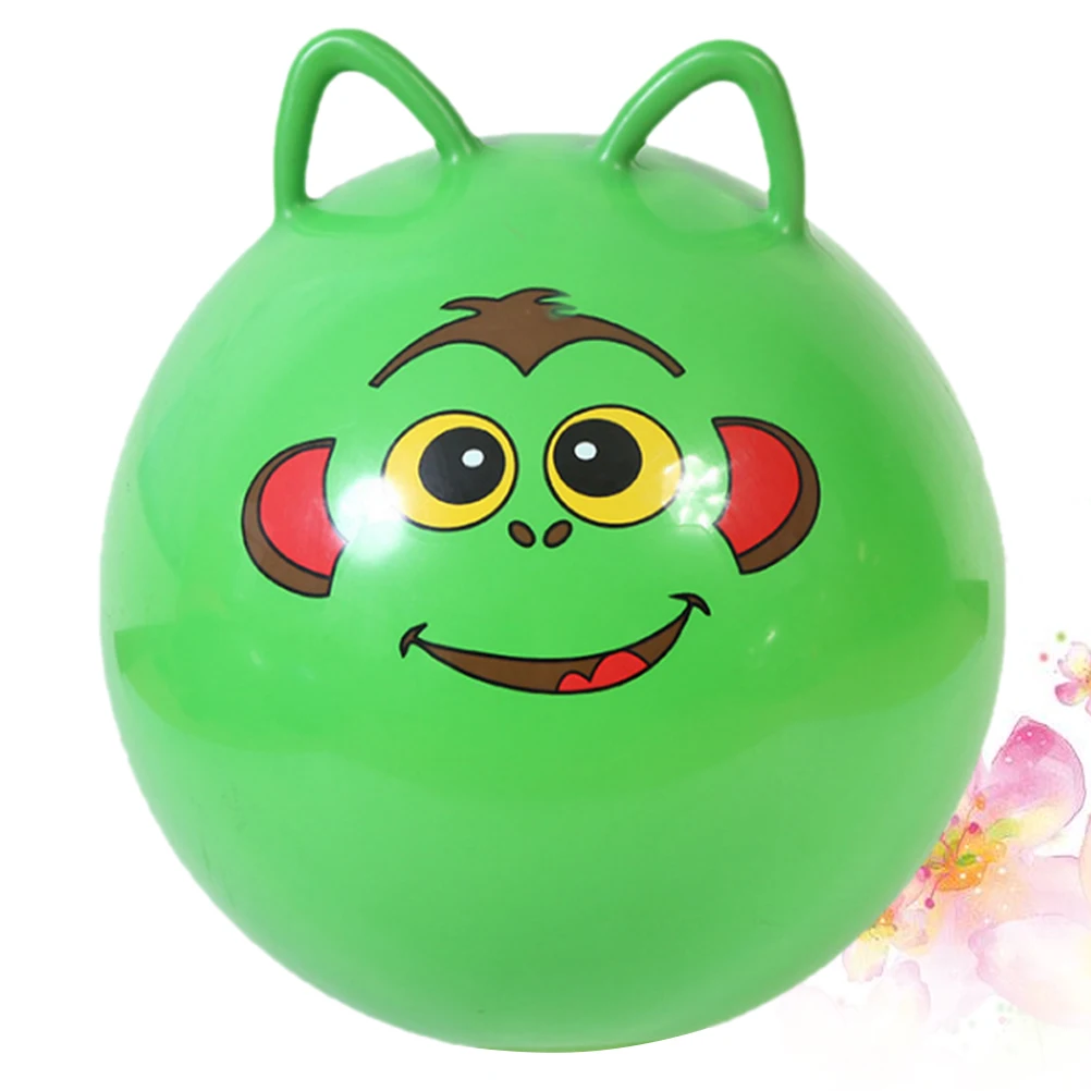 Надувной мяч для упражнений 1 шт. с мультяшными ушками ручка прыжков ПВХ коврик