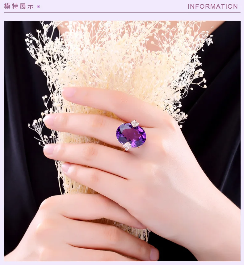Серебро 925 пробы Фиолетовый Топаз Алмаз кольцо для женщин Anillo Изумрудный зеленый топаз Сапфир чистый камень Обручальное кольцо с драгоценным камнем ювелирные изделия серебряные украшения gümüş серебро 925