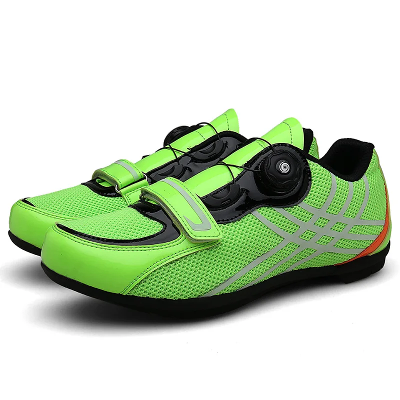 Online GRITION Sepatu Bersepeda Road Sepeda Self-Locking Sepatu Ultralight Sepeda Unisex Sneakers Bernapas Reflektif Sepatu Profesional