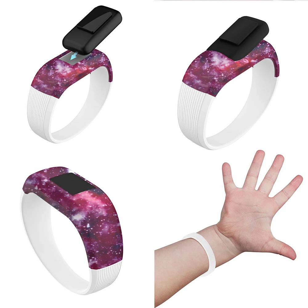 Сменный силиконовый ремешок для детских часов Garmin VivoFit JR/ JR 2 спортивный браслет