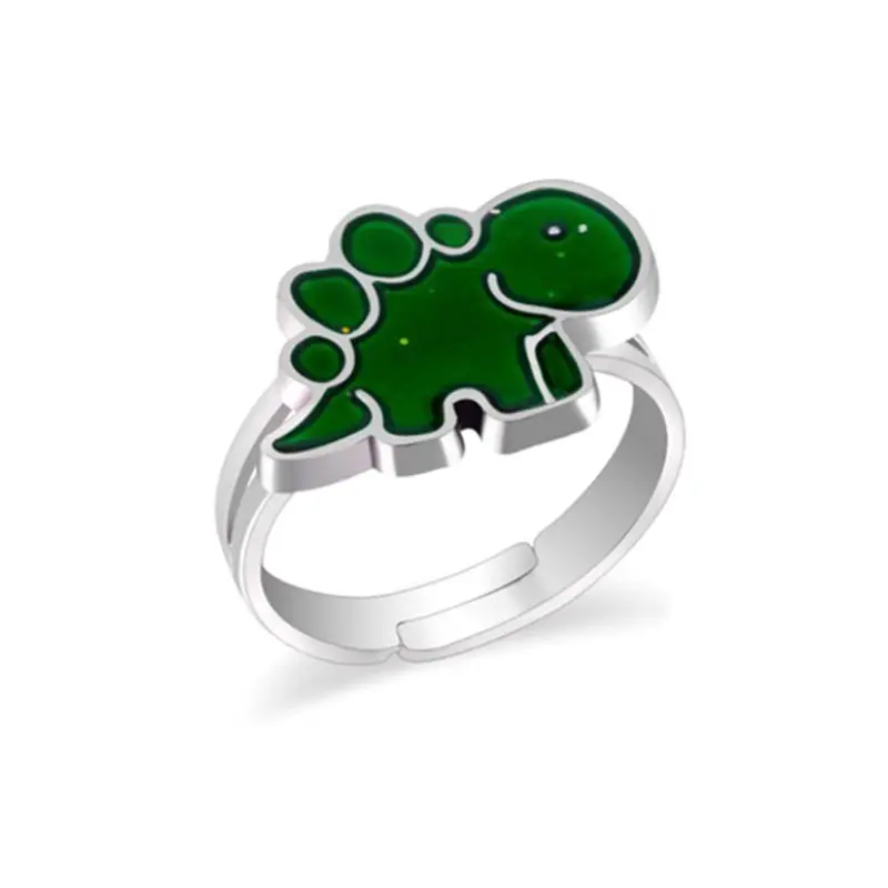 

Mixed Mood Ring Change Color Ring Adjustable Size Temperature Finger Ring