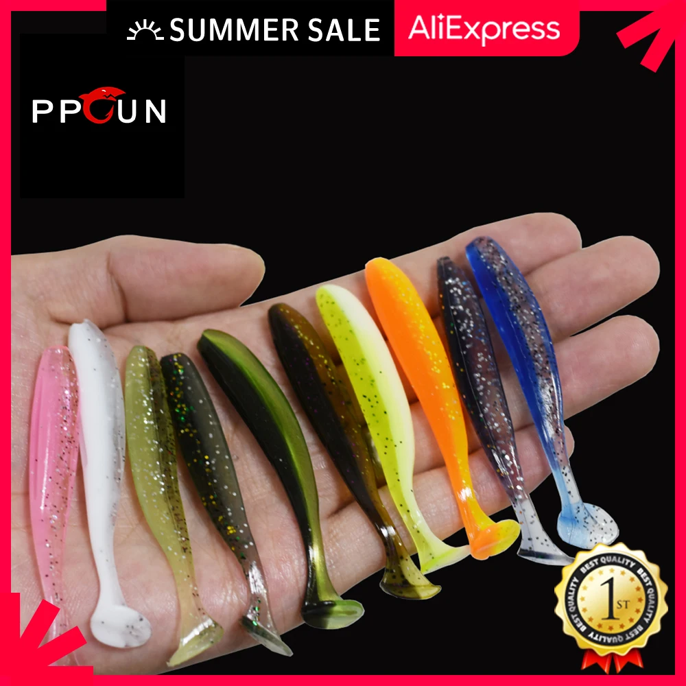 

10PCS Fishing Lures 10CM 7CM Sea Multicolor Crankbaits Lure for Artificial Bait Wobbler Bionic Soft Silicone Silica Gel Surface