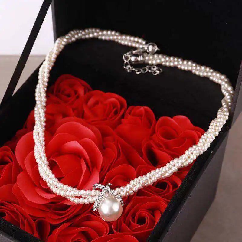 Ожерелье-чокер Kymyad цепочка с имитацией жемчуга | Украшения и аксессуары