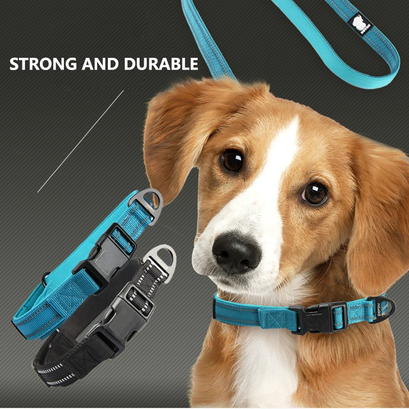 

Adjustable Nylon Leads Rope Military Dog Leash For Large Dog Training French Bulldog Dog Accessories Collar Leashes Supplies