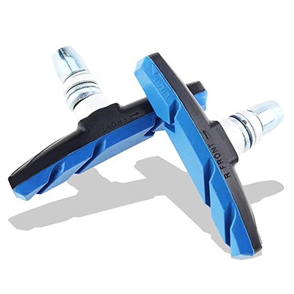 2 шт велосипед Горный тормоз V тормозные колодки с буровой желоб бесшумные