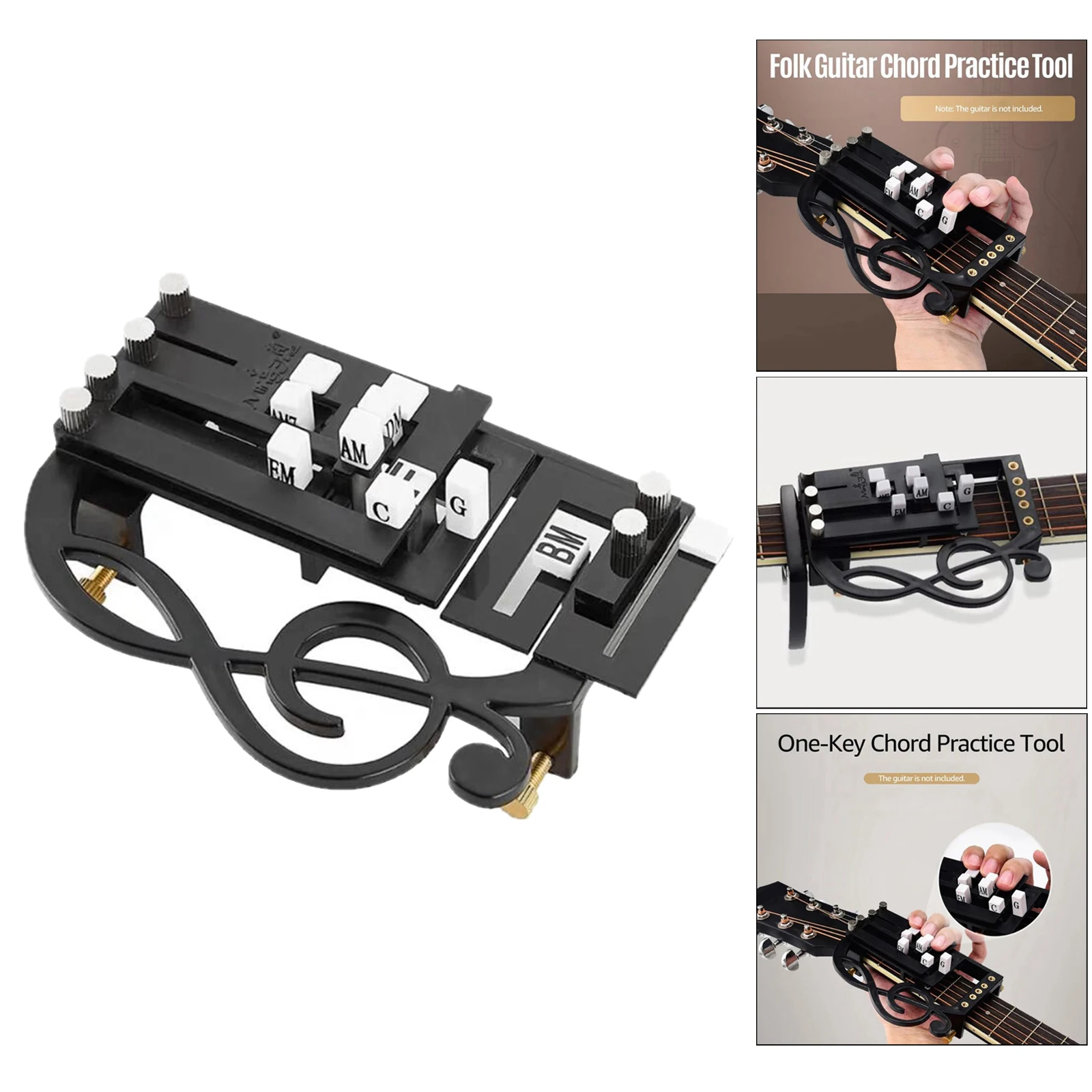 

Acoustic Guitar Learning System Teaching Aid Chords Assistant