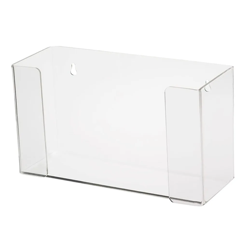 

Single Transparent Acrylic Laboratory Glove Box Dispenser Holder