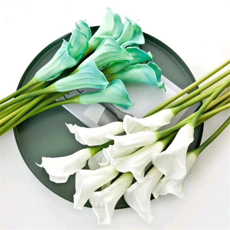 7 шт. Real touch Calla lily большой Размеры латекс каллы искусственная лилия цветы для
