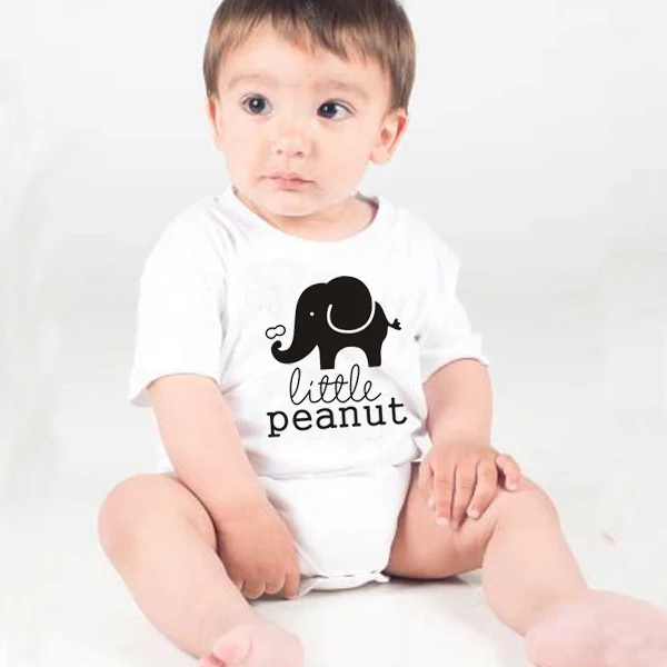 Комбинезон для мальчиков и девочек с принтом слона | Детская одежда обувь