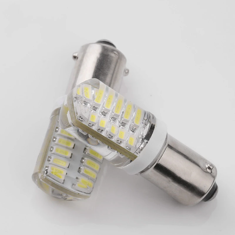 4 шт. автомобильный купольный светильник Ba9s 3014 24smd высокий яркий 12 В для Чтения