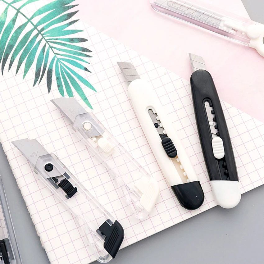 Мини хозяйственный нож с выдвижным лезвием открывалка для писем защелкивающимся