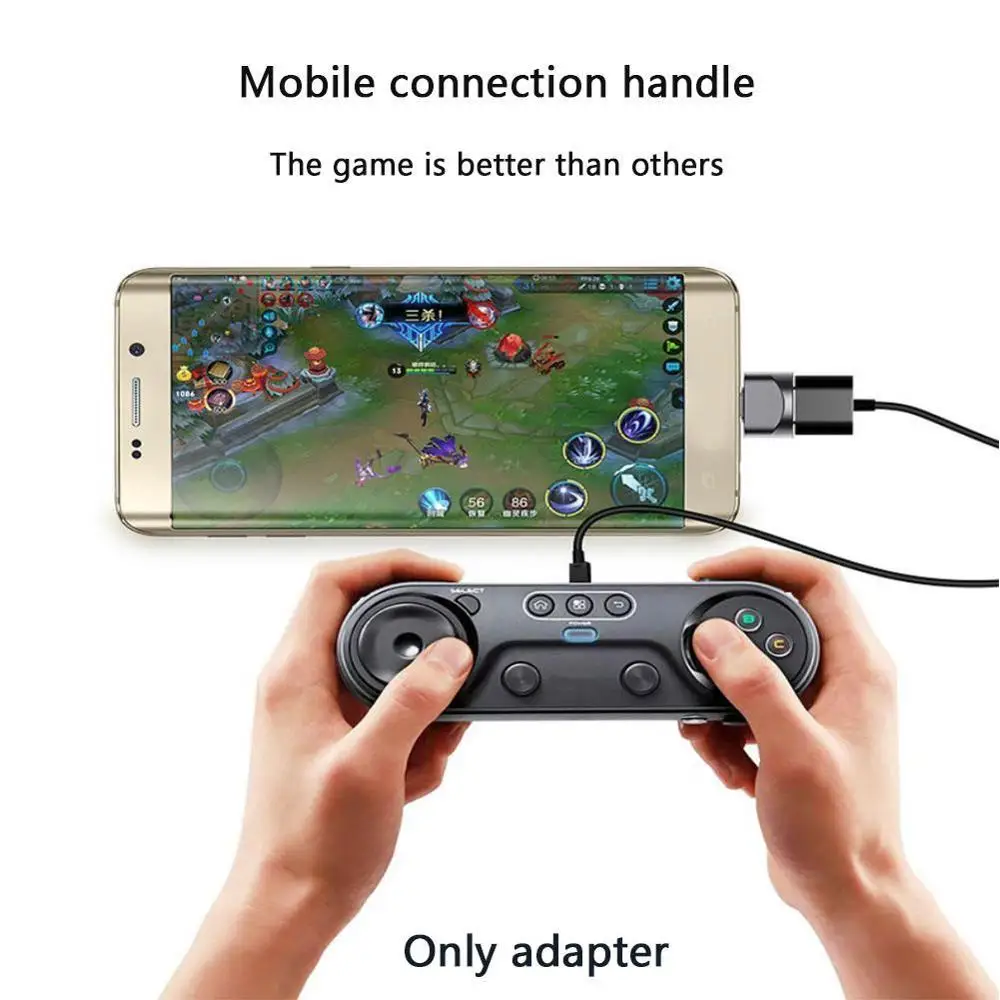 Металлический адаптер для передачи данных OTG USB 3 1 Type-C папа к 2 0 A мама Type C Samsung S8