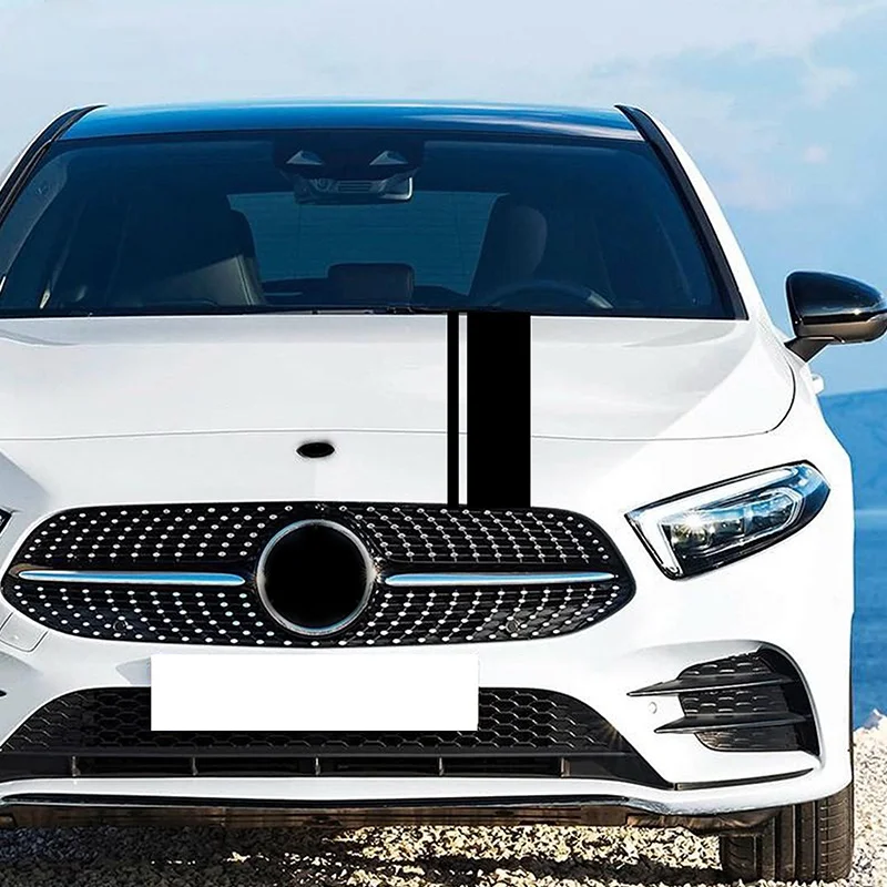 

Car Hood Door Side Stripes Skirt Sticker Edition 1 AMG Decal For Mercedes Benz A Class W177 A35 A45 A45 S W176 AMG Accessories