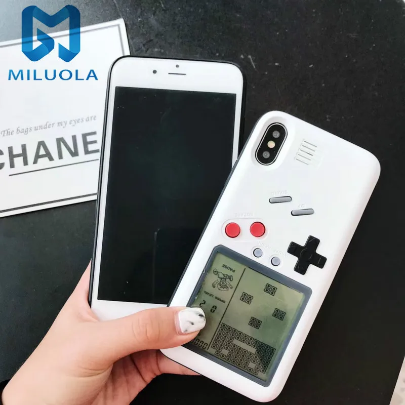 Ретро Teris Gameboy чехол для телефона для iPhone 11 Pro Max X XS MAX XR Мягкий ТПУ чехол для мальчика чехол для игры для Iphone 6 6S 7 8 Plus Capa