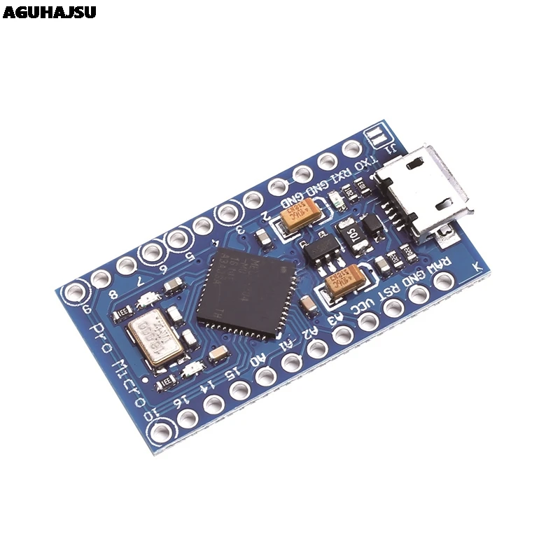 Pro Micro ATmega32U4 5V 16 МГц заменить ATmega328 для Arduino Mini с 2 Row штыревые Leonardo Usb Интерфейс |