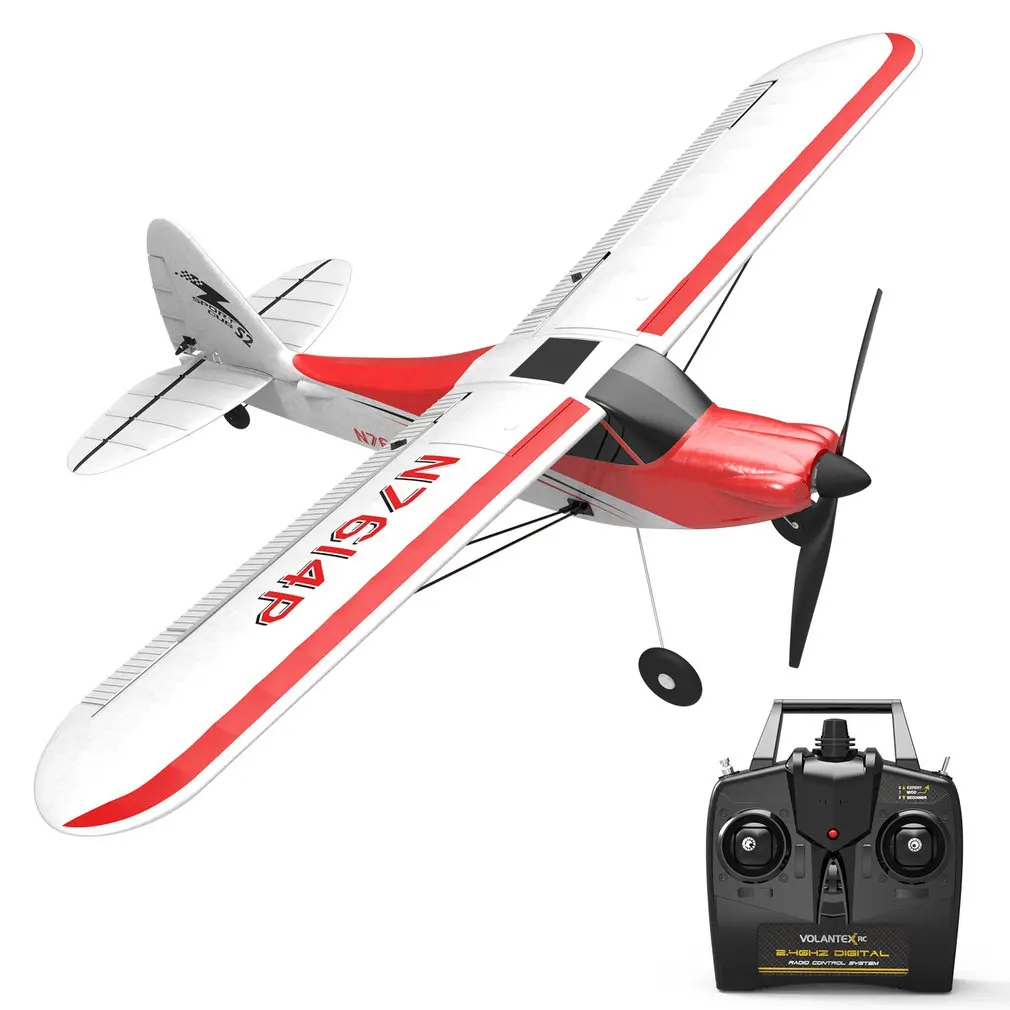 

Volantex Sport Cub 500 761-4 500mm Wingspan RC Glider Airplane 4CH One-Key Aerobatic Beginner Trainer RTF Built In 6-Axis Gyro