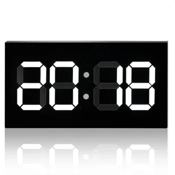 14 Inches Large Electronic Wall Clock Countdown 3D Table Clock Up To 16 Alarms Remote Control Nordic Digital LED Clocks