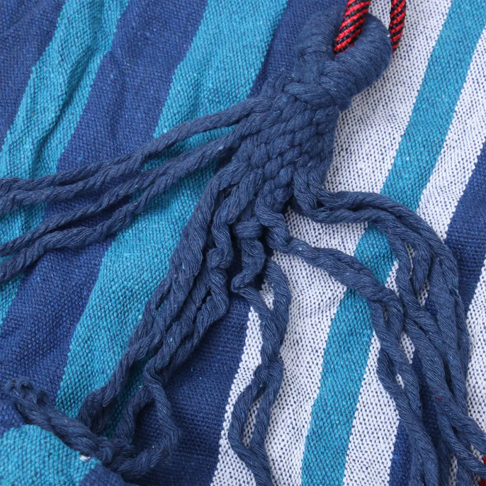 

1PC 200x80cm Garden Swing Hammock Thickened Canvas Casual Outdoor Camping Hanging Chair (Colorful)