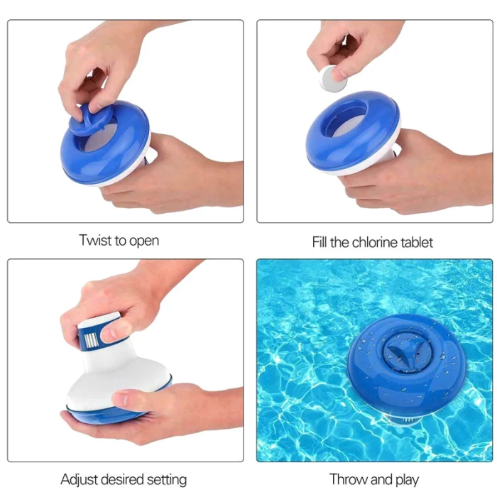 

500Pcs Chlorine Tablets Multifunction Instant Disinfection for Swimming Pool Tub Spa Swimming Pool Water Purification Wholesale
