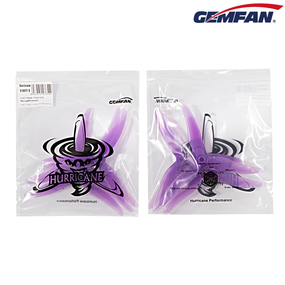 610 пар в комплекте gemfan ураган 51477 51 д