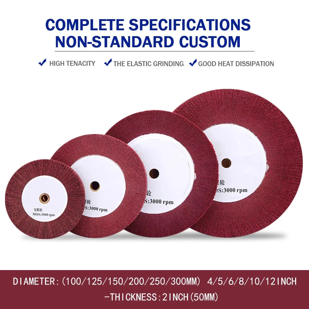 Мочалка для швабры из нетканого материала 3000 об/мин 4/5/6/8/10/12 дюймов|Абразивные