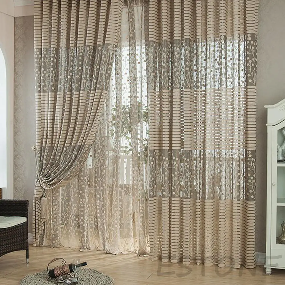 

Modern Room Tulle Door Window Curtain Balcony Drape Panel Sheer Scarfs Valances85WC