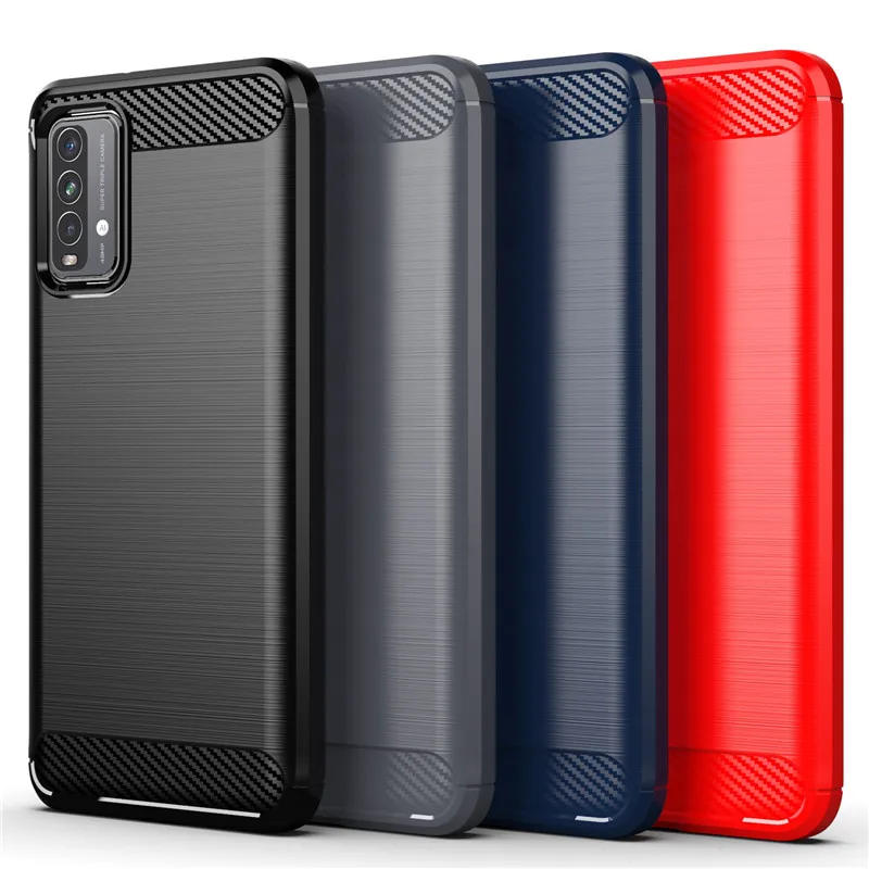 

For Xiaomi Redmi 9T Case For Xiaomi Redmi 9T Cover Shockproof Soft TPU Silicone Protectivce Phone Bumper For Xiaomi Redmi 9T