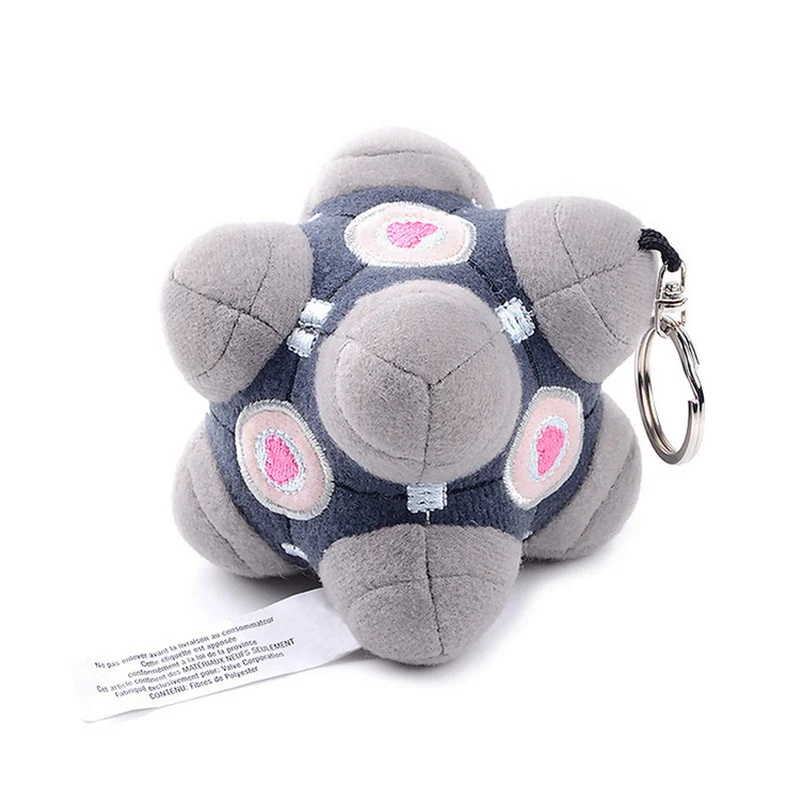 Игровой портал 2 плюшевый брелок кубик компаньона цепочка для ключей плисовая