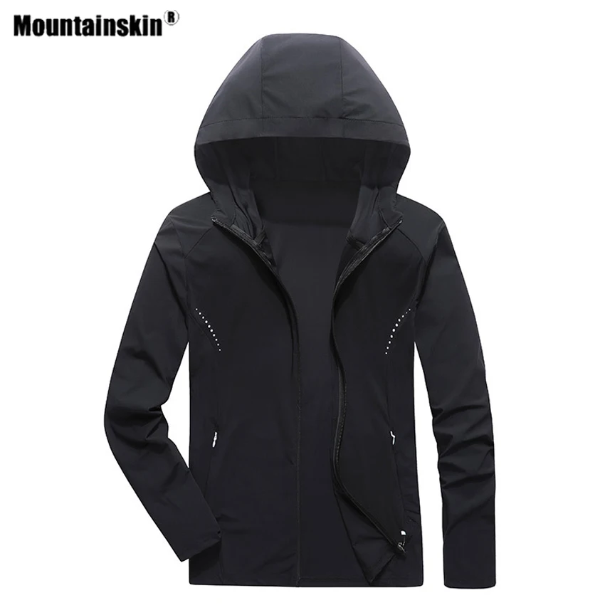 Горная кожа для мужчин и женщин походный светильник дышащая куртка с капюшоном