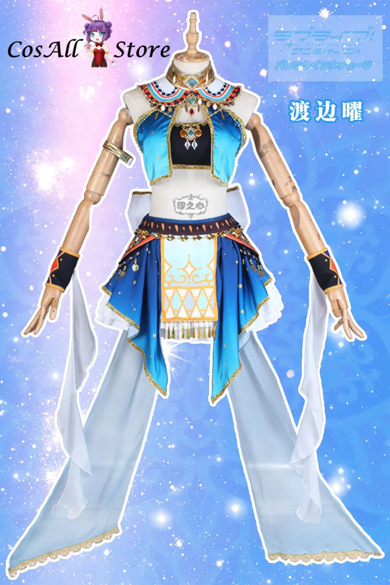 

Lovelive! Sunshine Dancer awakening All members Watanabe You Cosplay Costume sexy dress female can custom made You dancer set
