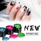 Человек-паук УФ-гель тянуть линии желе для дизайна ногтей Французский Гель-лак розовый colorGel линией тяги для расширения manicureNail художественной росписи