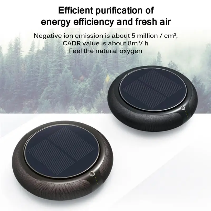 Портативный Компактный высокоскоростной ионизатор автомобиля Анионный