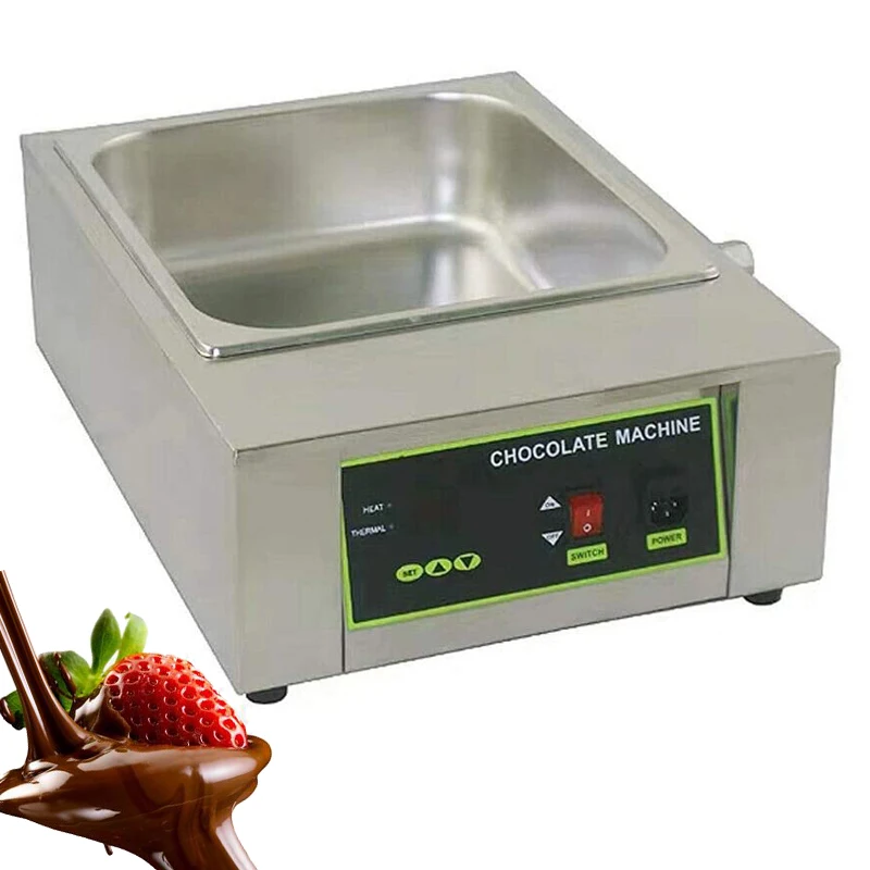 

chocolate melting machine 1000W chocolate furnace melt pot melting Electric single tank heater Melter Warmer Temper commercial