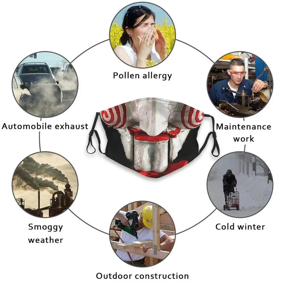 Кукольная кукольная ужасающая маска забавная крутая тряпичная кукла в маске из