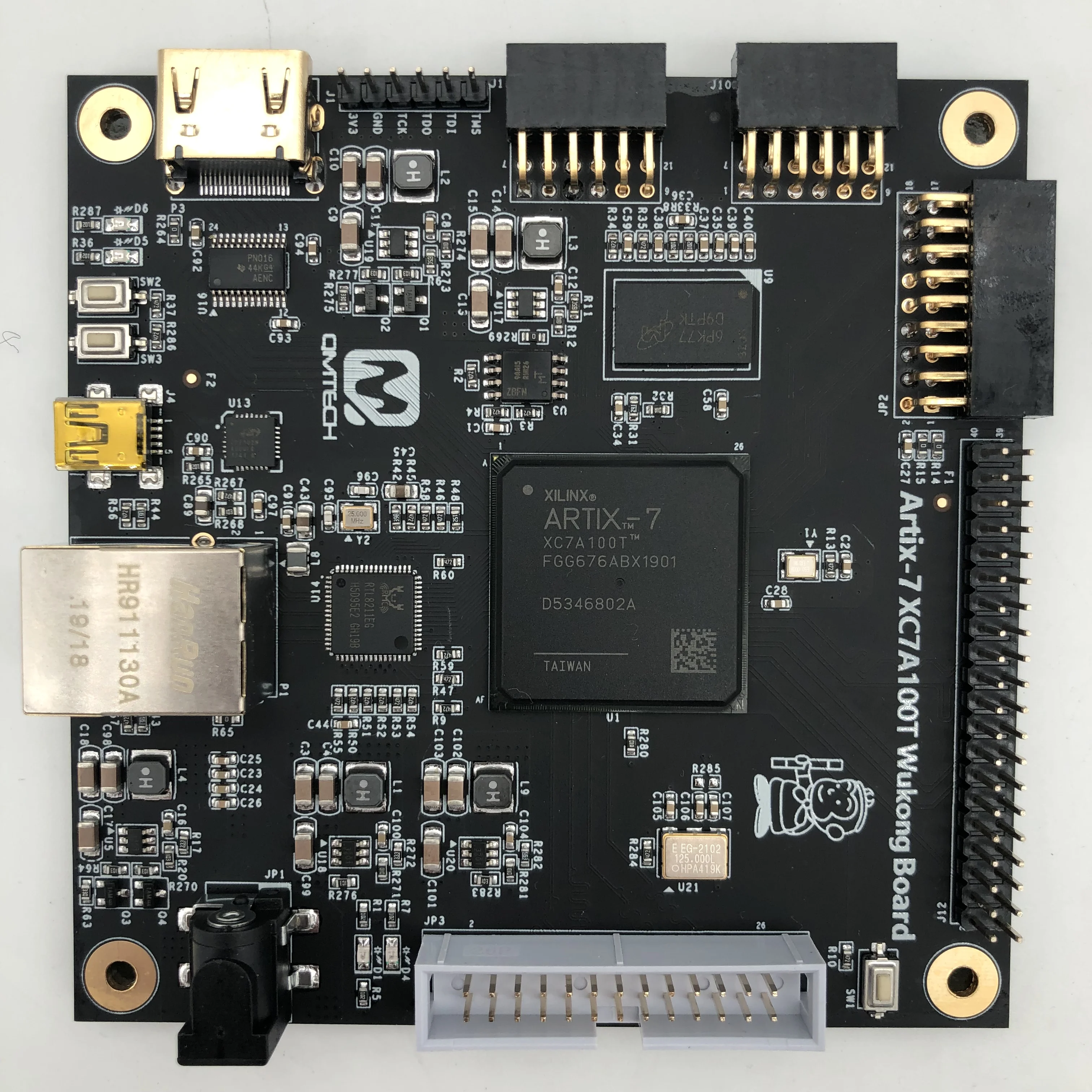QMTECH Xilinx FPGA Artix7 Artix-7 макетная плата XC7A100T DDR3 256MB Wukong плата стартовый комплект